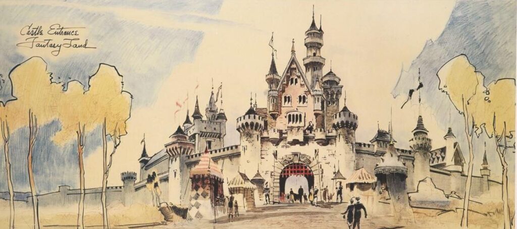 Herb Ryman Disneyland Castle